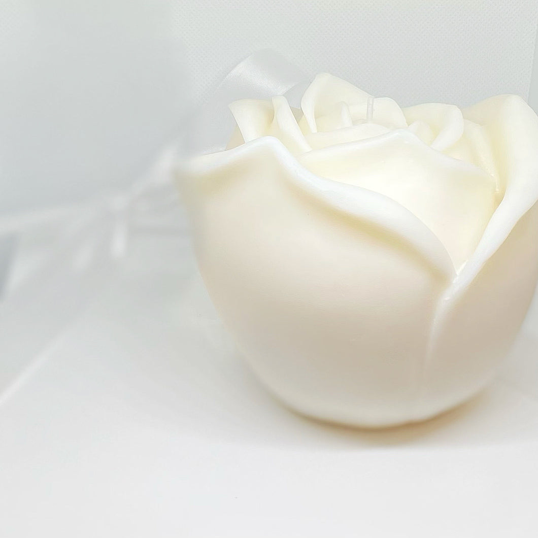 Large Rose Candle